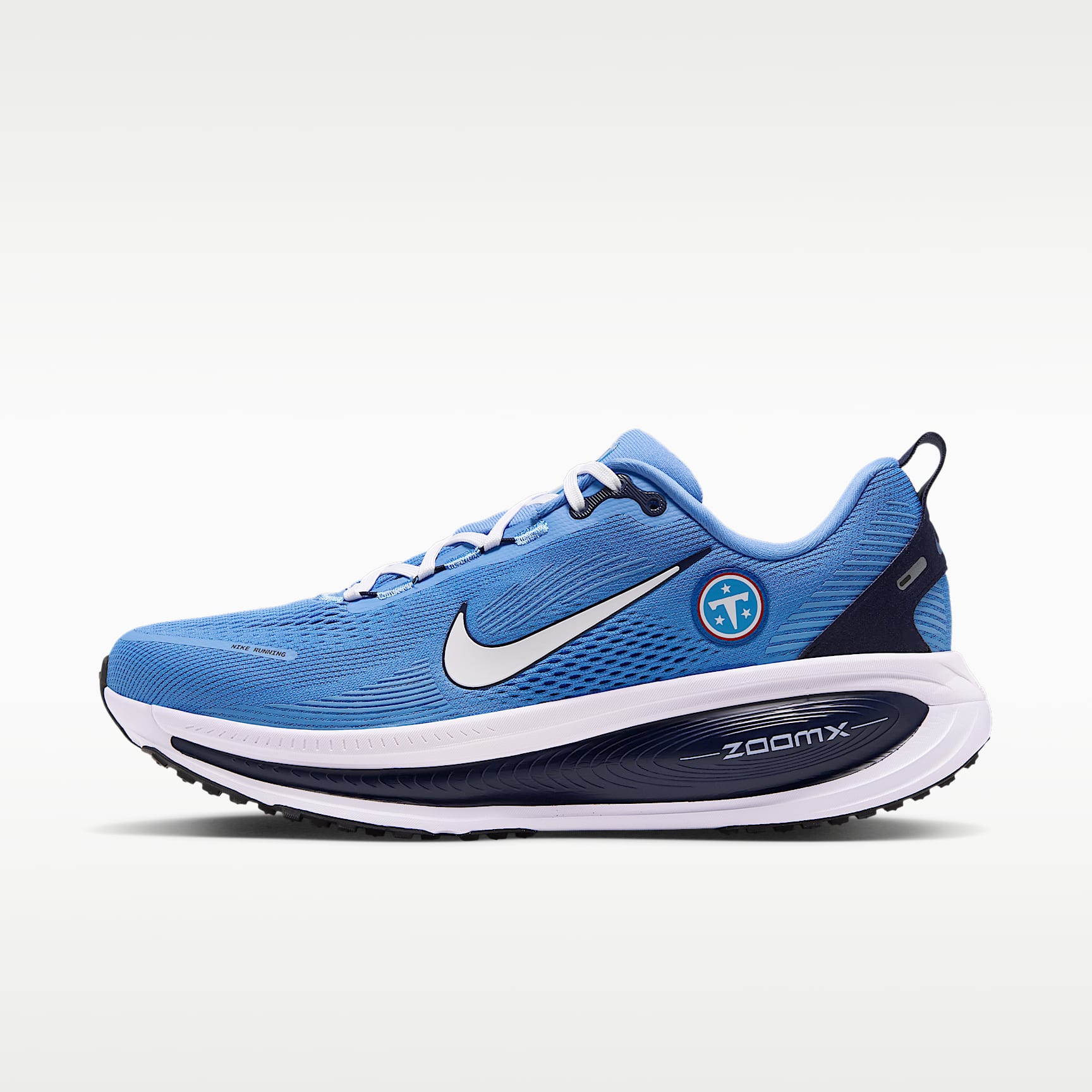 Nike Vomero 18 (Tennessee Titans) Men's NFL Road Running Shoes